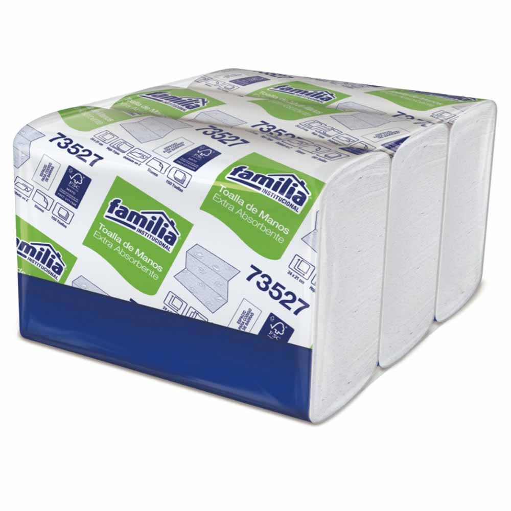 TOALLA MANOS FAMILIA EN (Z) BLAN. 3H X150H R.73527/73528