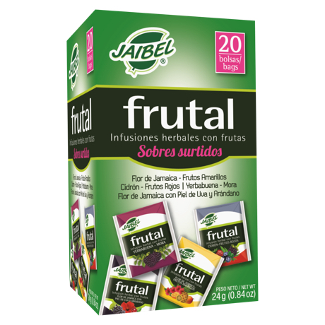 AROMATICA JAIBEL FRUTAL SURTIDA X 20 SOBRES
